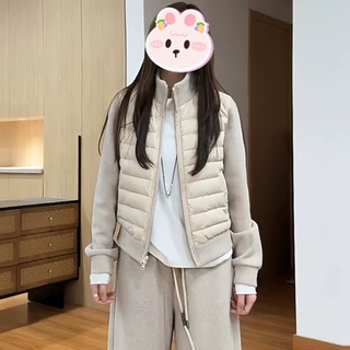 2026年秋冬季新款短款立领拼接款棉服女韩版时尚休闲百搭潮流外套