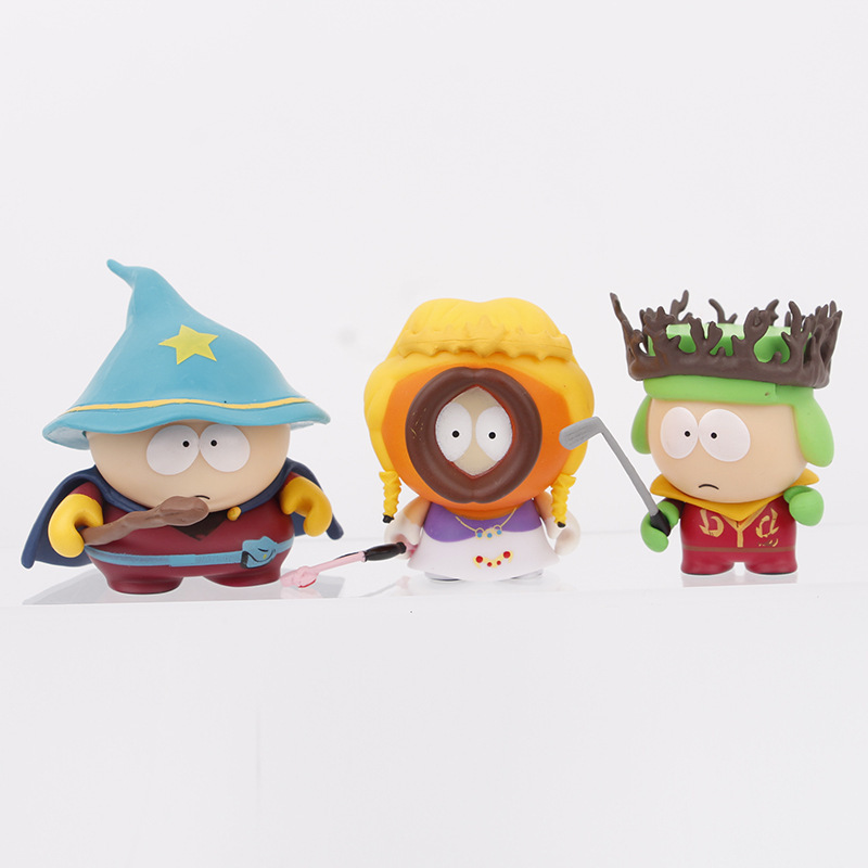 5 South Park 2da generación de adornos de pasteles de paraíso para niños en declive 2da generación Southern Four Bitch SouthPark