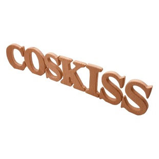 DIY jewelry accessories Beech English letters Handicraft ornaments grinding teeth stick tooth glue baby grinding teeth toy