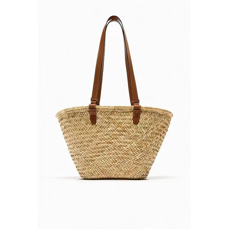 Customized Cross-Border Amazon Natural Grass Shoulder Straw Bag Niche Woven Bag Seaside Vacation Beach Bag Rattan Bag Customized Cross-Border Amazon Natural Grass Shoulder Straw Bag Niche Woven Bag Seaside Vacation Beach Bag Rattan Bag