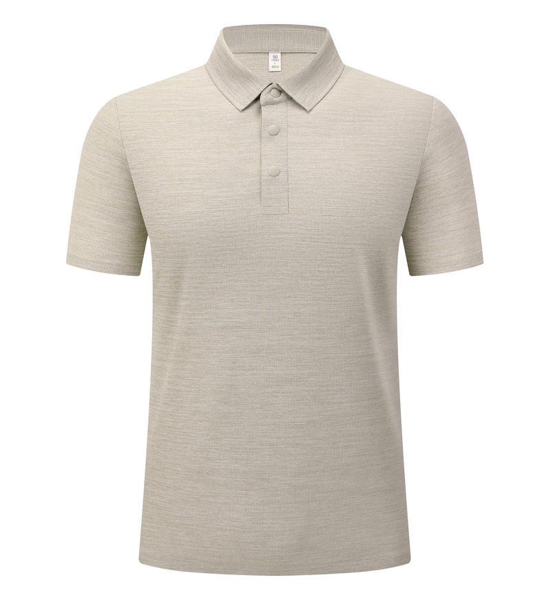 Camisas de polo de manga corta personalizadas logotipo impreso color waffle sensación de frío camiseta de alta gama ropa de trabajo de verano