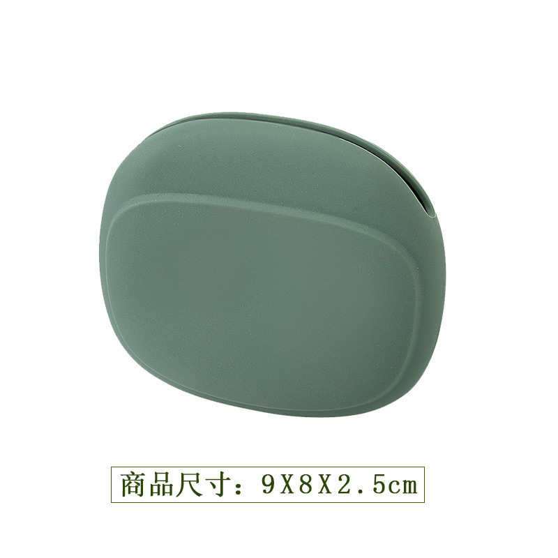 硅胶耳机收纳包亚马逊热销便携式耳机线数据线收纳盒 eva耳机线包|undefined