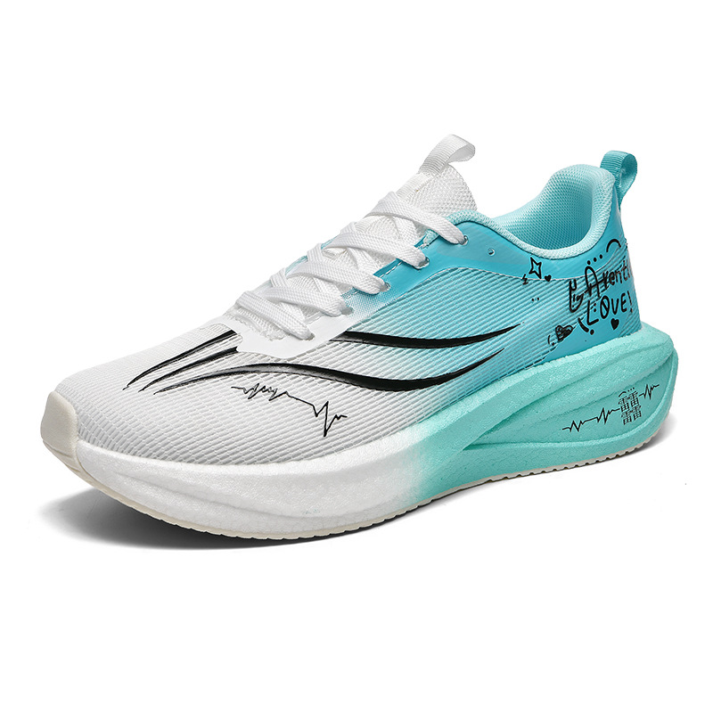 Nuevos juveniles de placa de carbono para correr carreras de velocidad de prueba física de entrenamiento de maratón profesional para hombres zapatos deportivos para correr