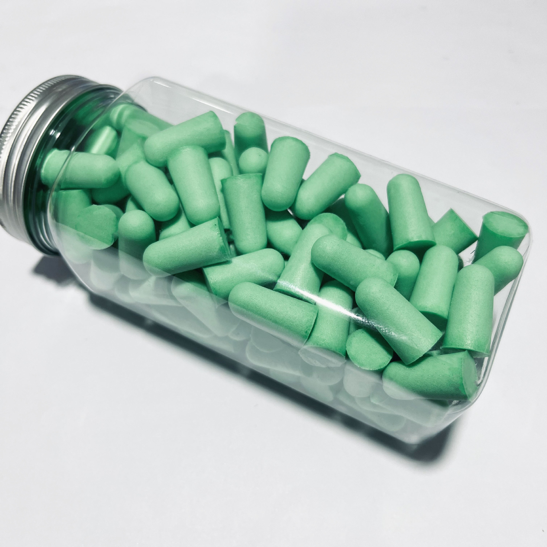 厂家批发子弹头防噪隔音普通款罐装耳塞