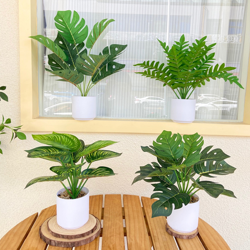 Simulation Green Plant Bonsai Artificial Flower Desk Small Potted Plant Turtle Back Potted Plant Living Room Decoration Simulation Green Plant Home Decoration