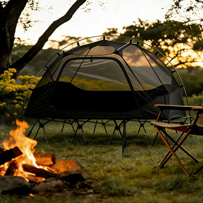 Avtomobil dam çadırları, Outdoor camping bed, elevated tent