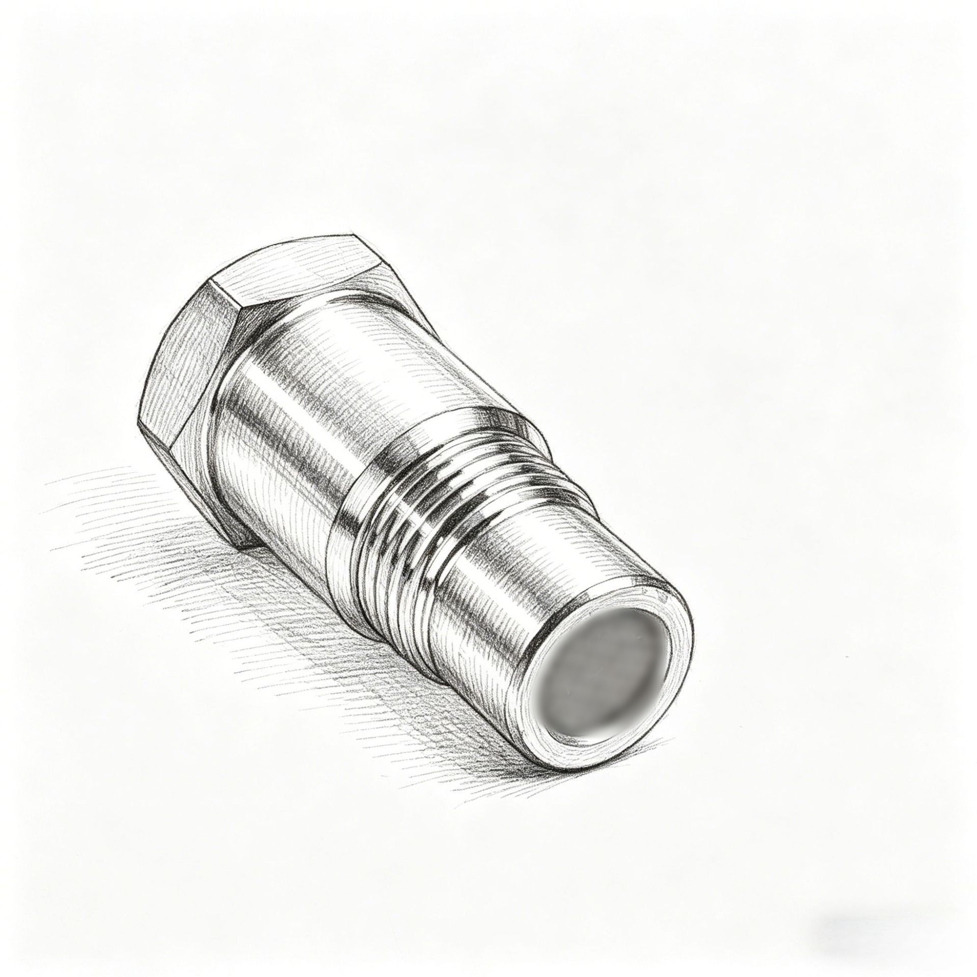 Cross-border 3.4 stainless steel automotive oxygen sensor, universal car parts, anti-wear and corrosion-resistant three-way catalytic converter