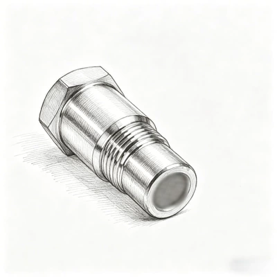 Cross-border 3.4 stainless steel Katalizator
