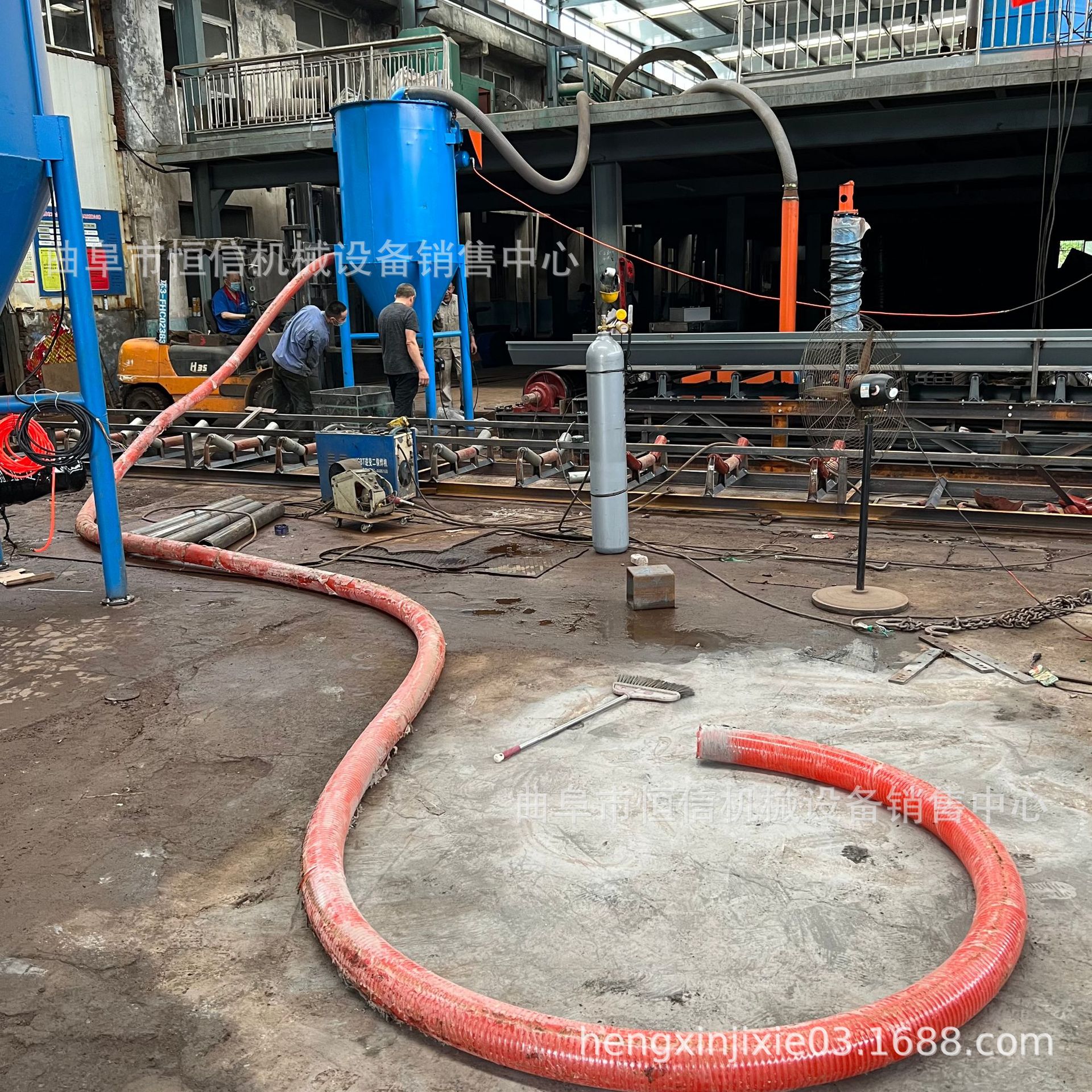 恒信直供石英砂机制砂气力输送机zcjb 喷涂粉末远距离气力吸灰机