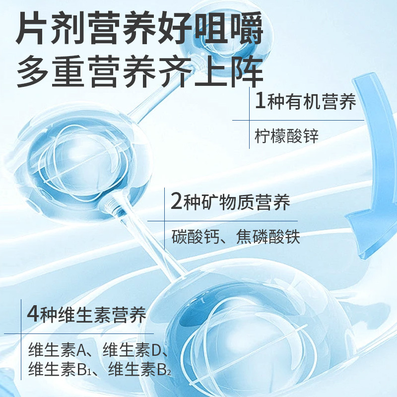 复合维生素c咀嚼片代发儿童多种矿物质维生素b族钙铁锌片oem定制|undefined