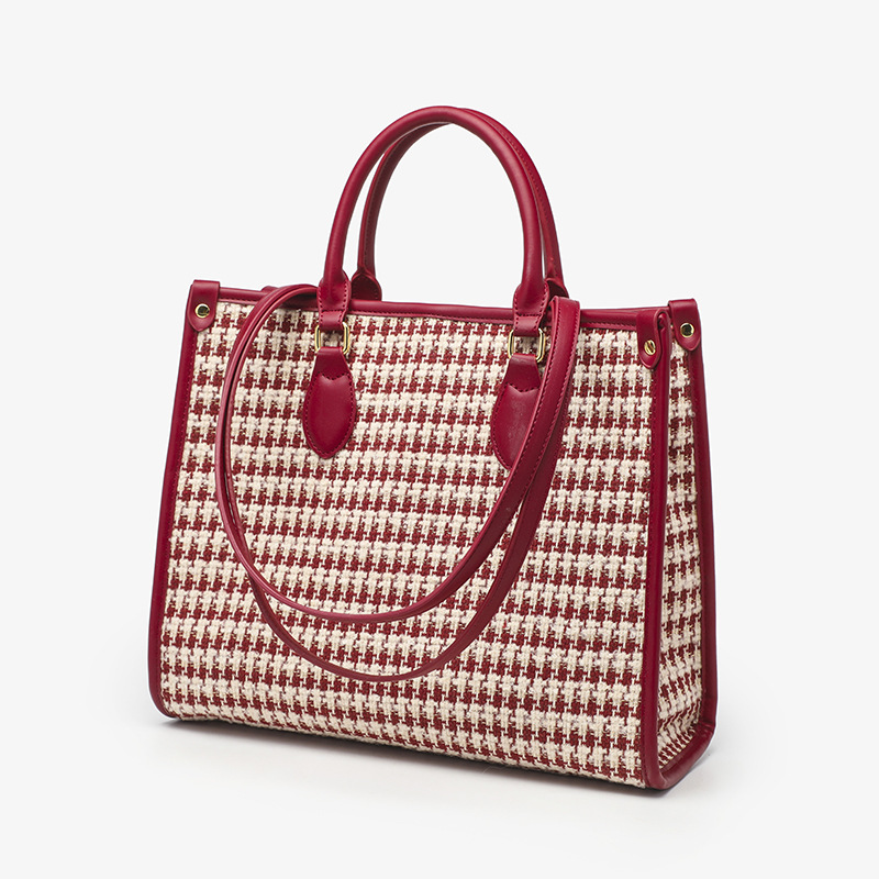 Large Women's Tote Bag For Work, Versatile Shoulder Briefcase_voghion.com