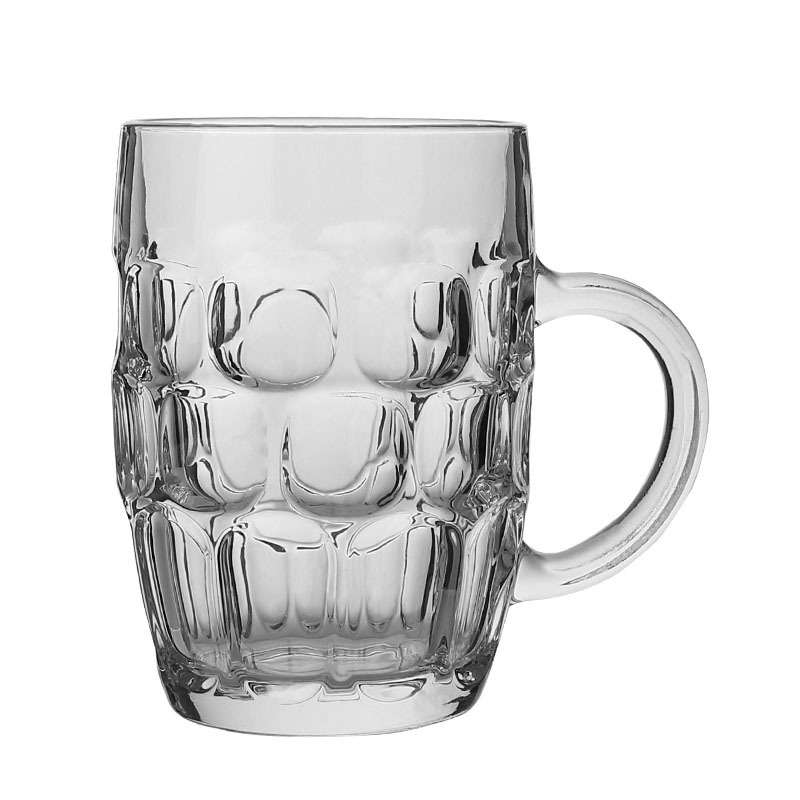 Tazas de cerveza de vidrio impresión de logotipo bar KTV tazas de cerveza artesanas tazas de cerveza Heroes tazas publicitarias