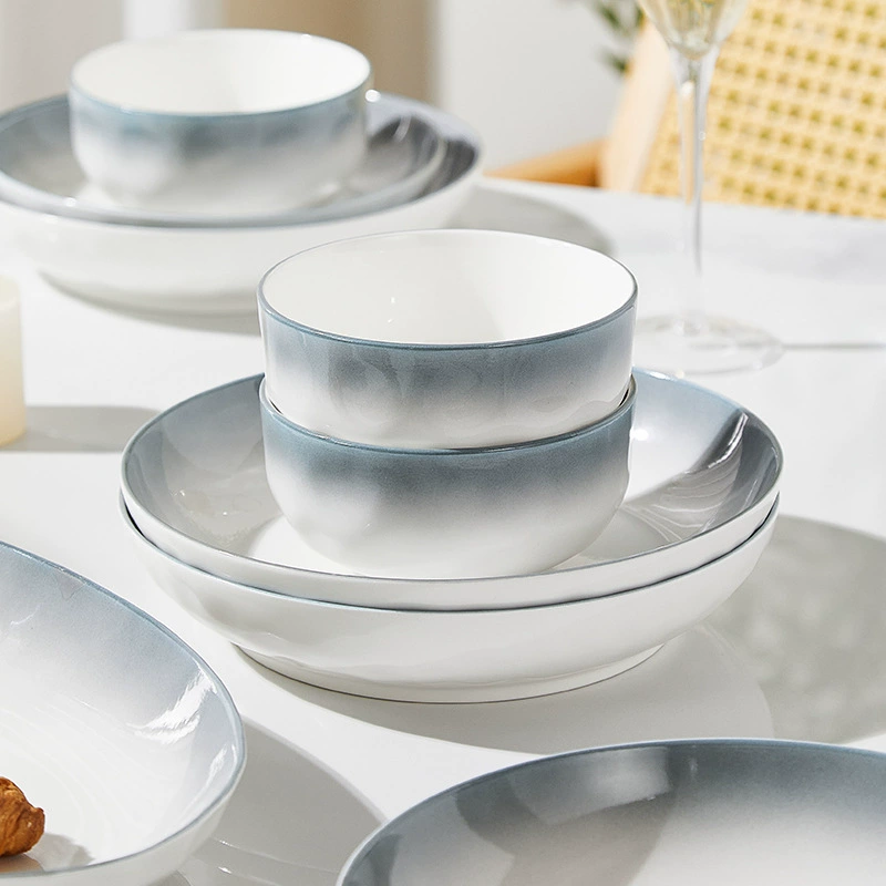 Набор керамической посуды для дома, стиль высокого качества, различные комплектации от 20 до 61 предмета