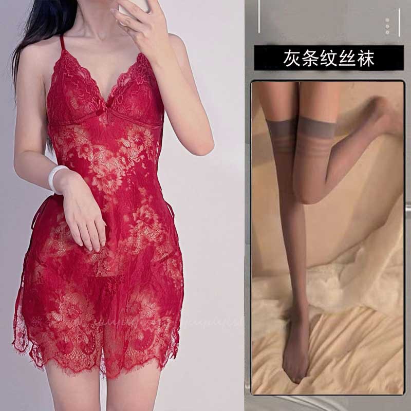 + 그레이 리브 스타킹