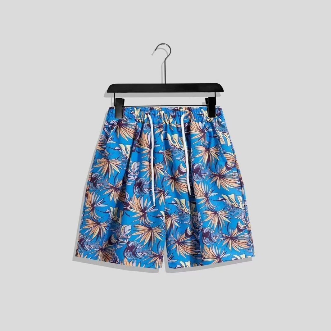 2026 New Men's Swim Trunks, 5-Point, Quick-Drying, Loose Fit, Perfect for Hot Springs, Beach, and Seaside Use