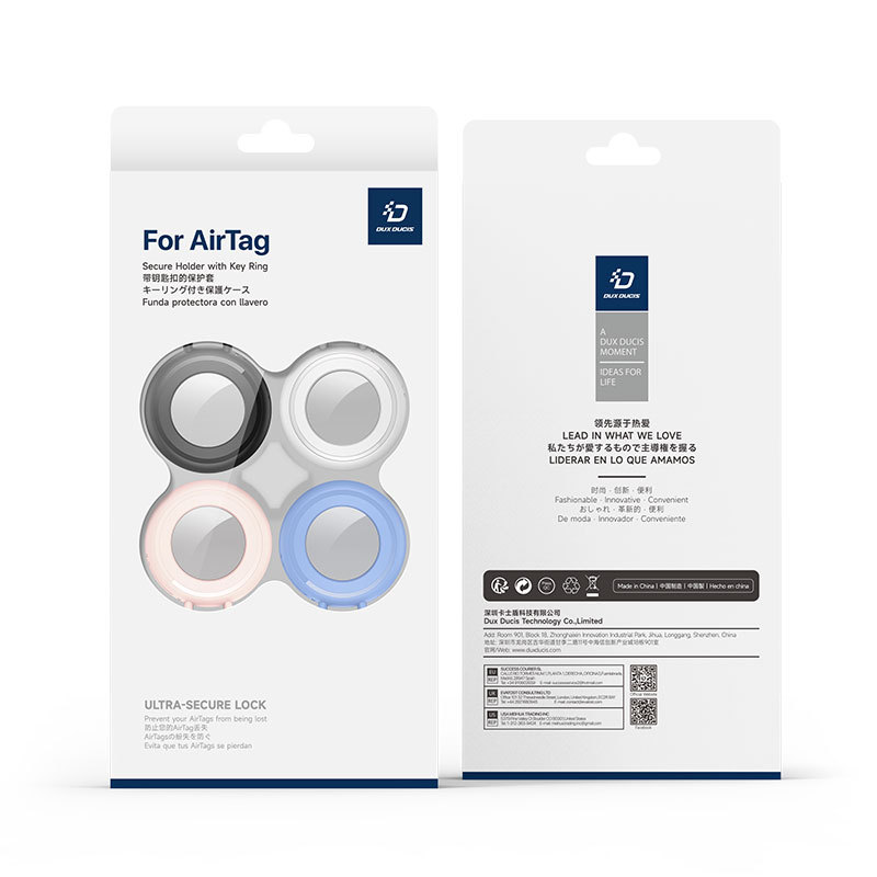 Aplicable Airtag rastreador impermeable cubierta PC todo incluido duro cubierta de localización de manzana cubierta al por mayor transfronteriza