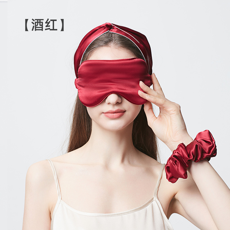 輸出品質22 m厚い光沢のある真糸のアイマスクは目を保護します。|undefined