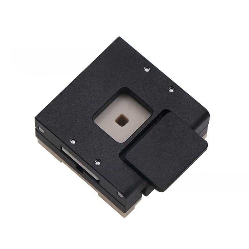Size 4*4mm Alloy Flip-Top Aging Test Socket, Designed and Produced by the Manufacturer, Qfn28 Socket with 0.5mm Pin Spacing Size 4*4mm Alloy Flip-Top Aging Test Socket, Designed and Produced by the Manufacturer, Qfn28 Socket with 0.5mm Pin Spacing