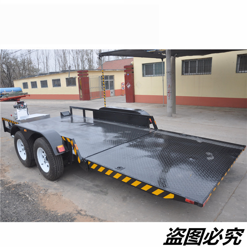 3吨汽车自卸拖车 皮卡车拖车 运输汽车拖车越野车拖车 平板拖车