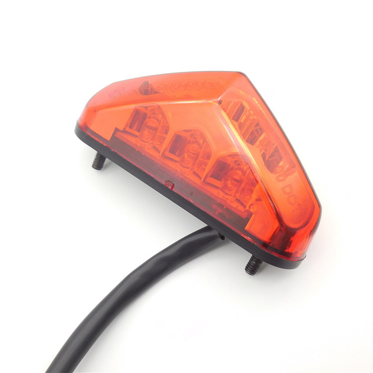 CH-2041B electric scooter modified LED rear tail light scooter triangle brake light motorcycle tail light