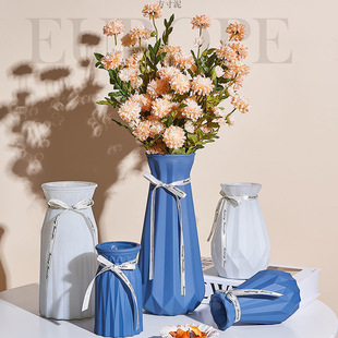 Ins glass vase living room ornaments simple dried flower arrangement water raised rich bamboo lily gyptian star factory wholesale