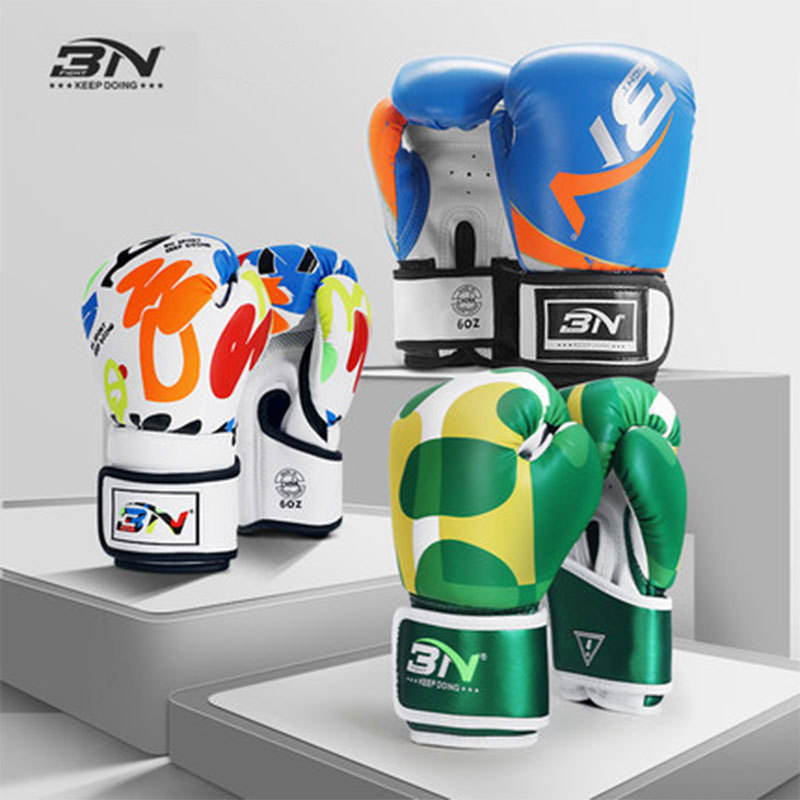 BN Thickened 3-12 Children's Boxing Gloves Boys and Girls Baby Sanda Children's Boxing Children's Sandbag Boxing Gloves