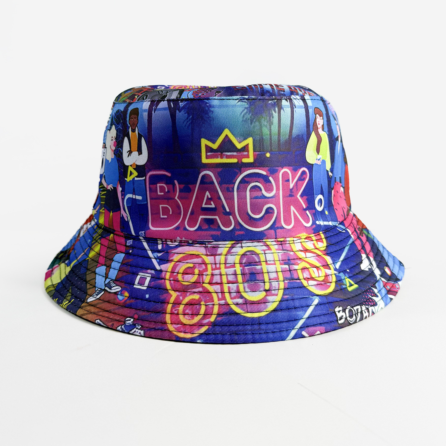 Fisherman Hat Fashion Basin Hat Sunscreen Cap 80s 90s Retro Bucket