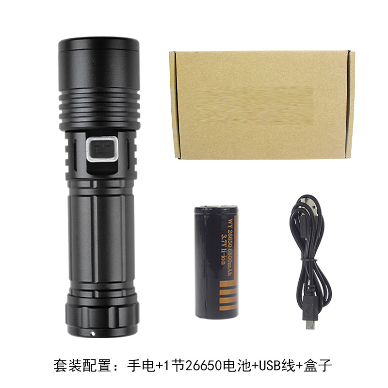 Lámpara de luces de luces de luces de cuatro colores zoom daylight linterna de carga fotos al aire libre linterna de luz brillante al por mayor