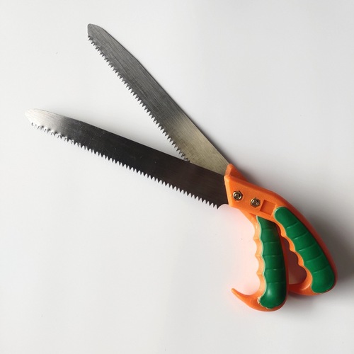 Supply of two-color handle hand saw, knife saw, garden woodworking saw, fruit tree saw, orange hand saw, Yuanhong hardware tools