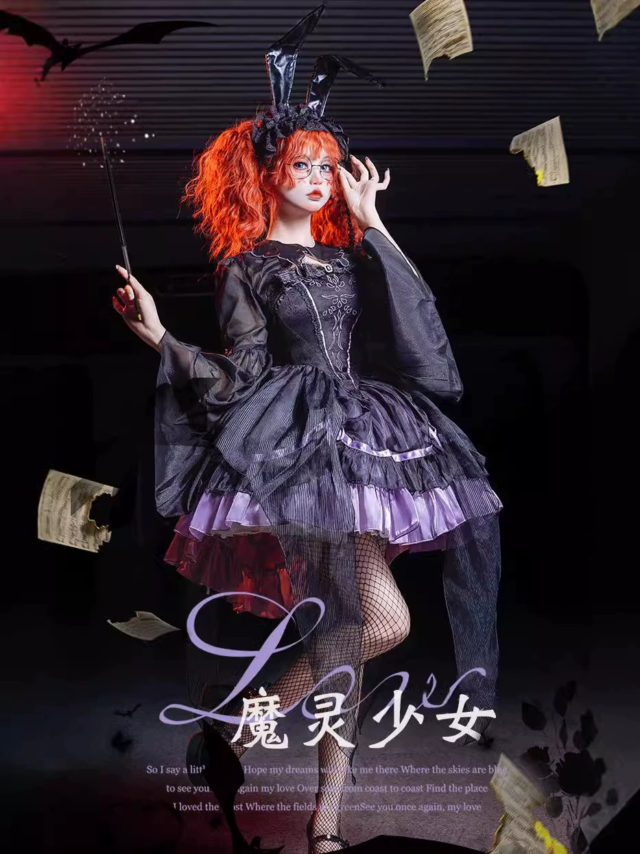 Жилет, стиль Lolita, облегающий, с вышивкой, Lolita Jsk