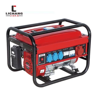 三相380v220v汽油发电机家用低噪音2KW3KW4KW5KW油电两用电瓶