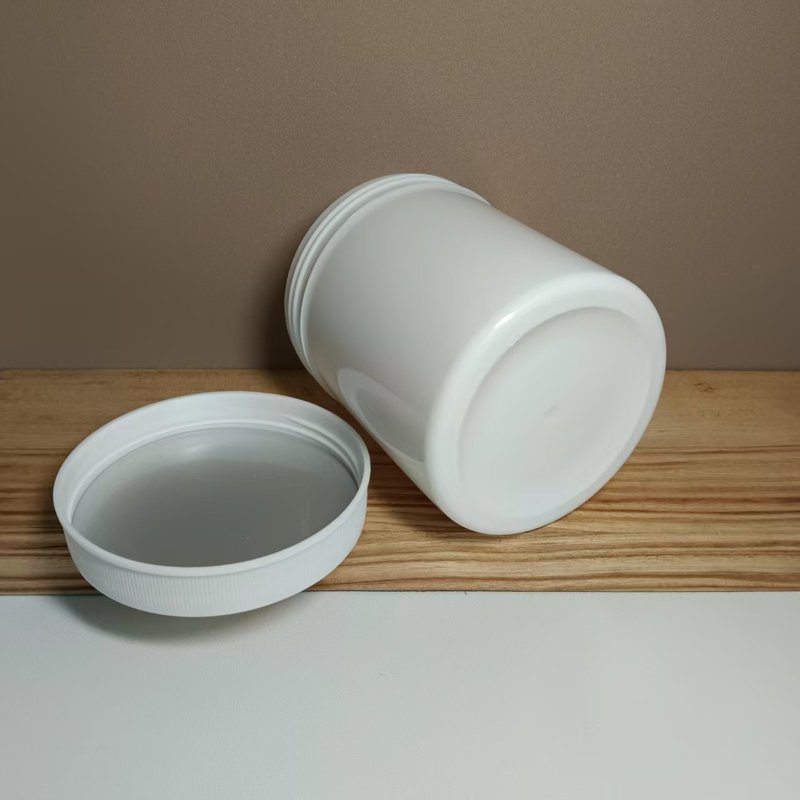 300gのインクのマスクの粉の缶の広口のプラスチックの瓶の直口の瓶の粉の瓶の色の漂白する粉の瓶|undefined