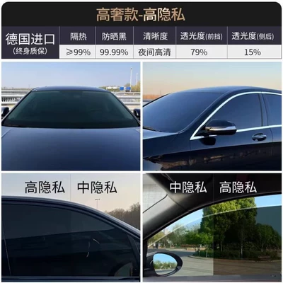 Film, Full Car Film, Automotive Film - full-car-package-including-construction-high-luxury-model-high-privacy-full-car-package