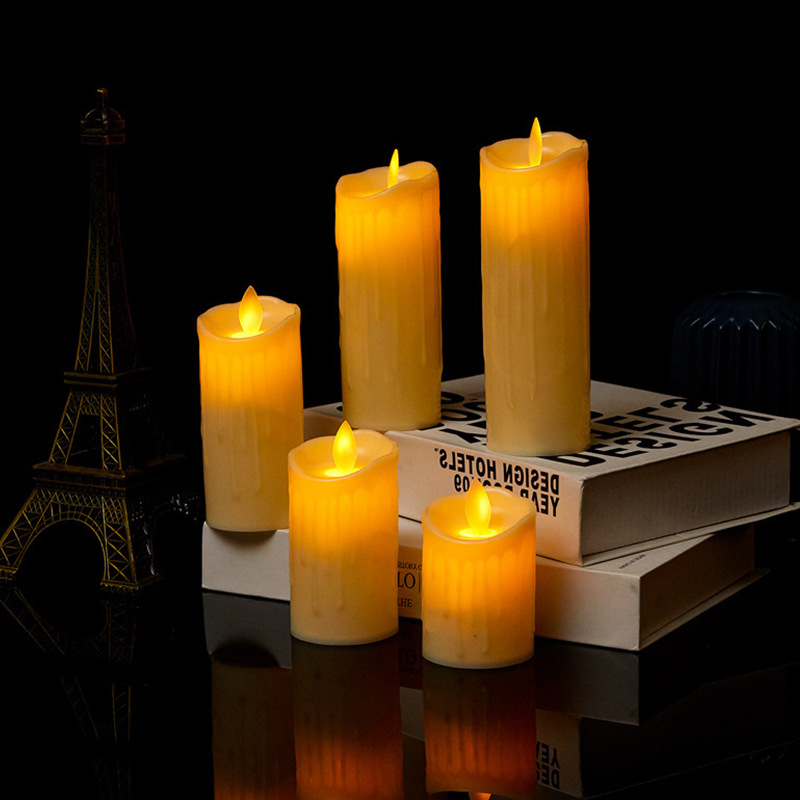 Plastic tear simulation swing led electronic candle light wedding…