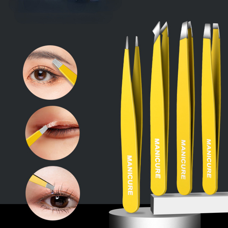 Clip de cejas de acero inoxidable pinza