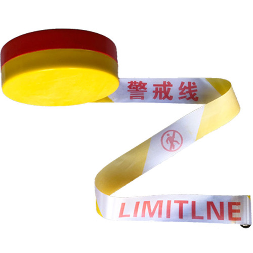 Canvas thickened 100 meters no-traffic warning line telescopic disk warning tape 50 meters isolation belt under construction