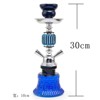 New aluminum ball dual -puppet Arabic water cigarette small pot metal high -end high -end KTV bar dedicated glass tobacco fume