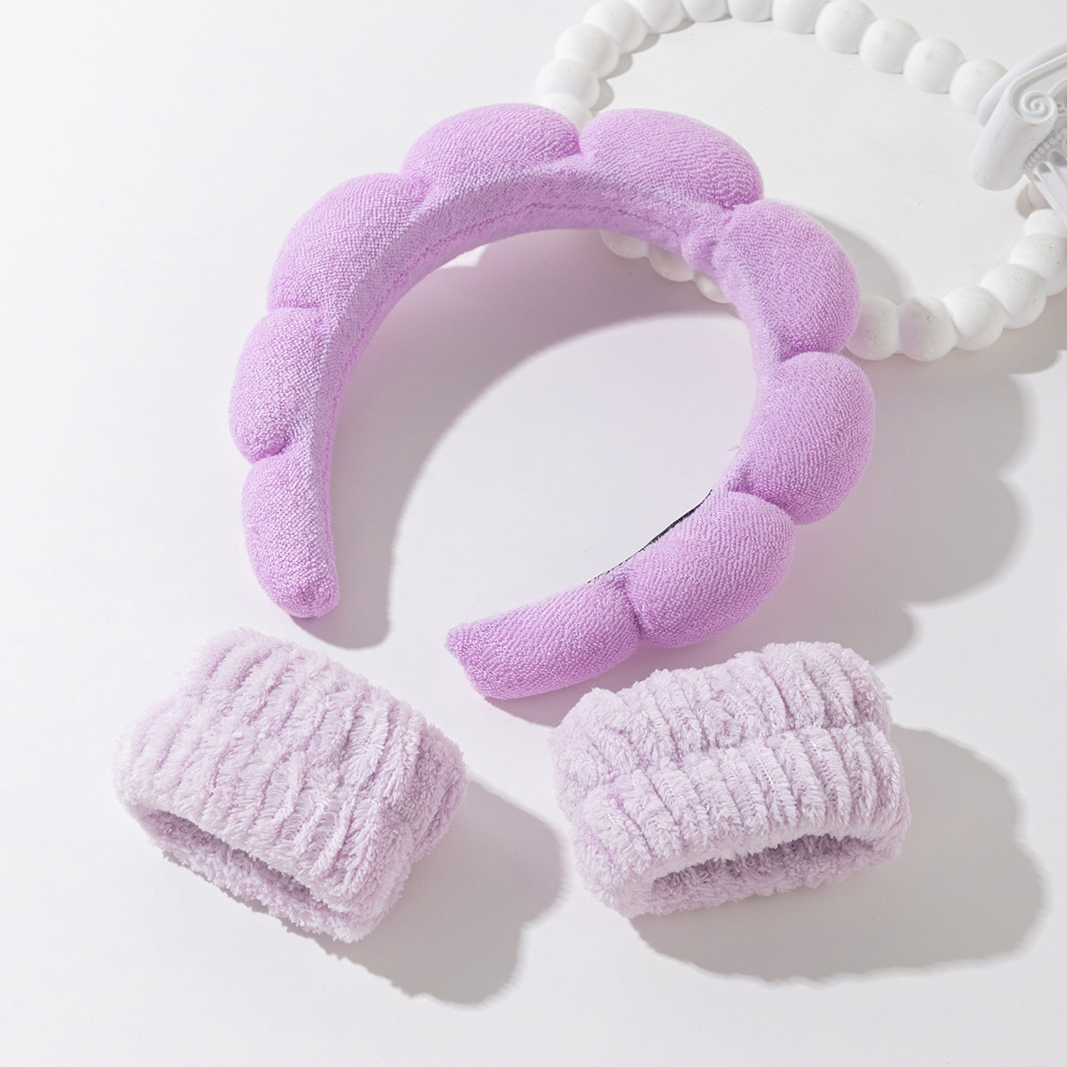 Nube transfronteriza cabello abrazadera de agarre conjunto de huevos multicolores flores de agarre abrazadera de gran tamaño correa de muñeca impermeable al por mayor