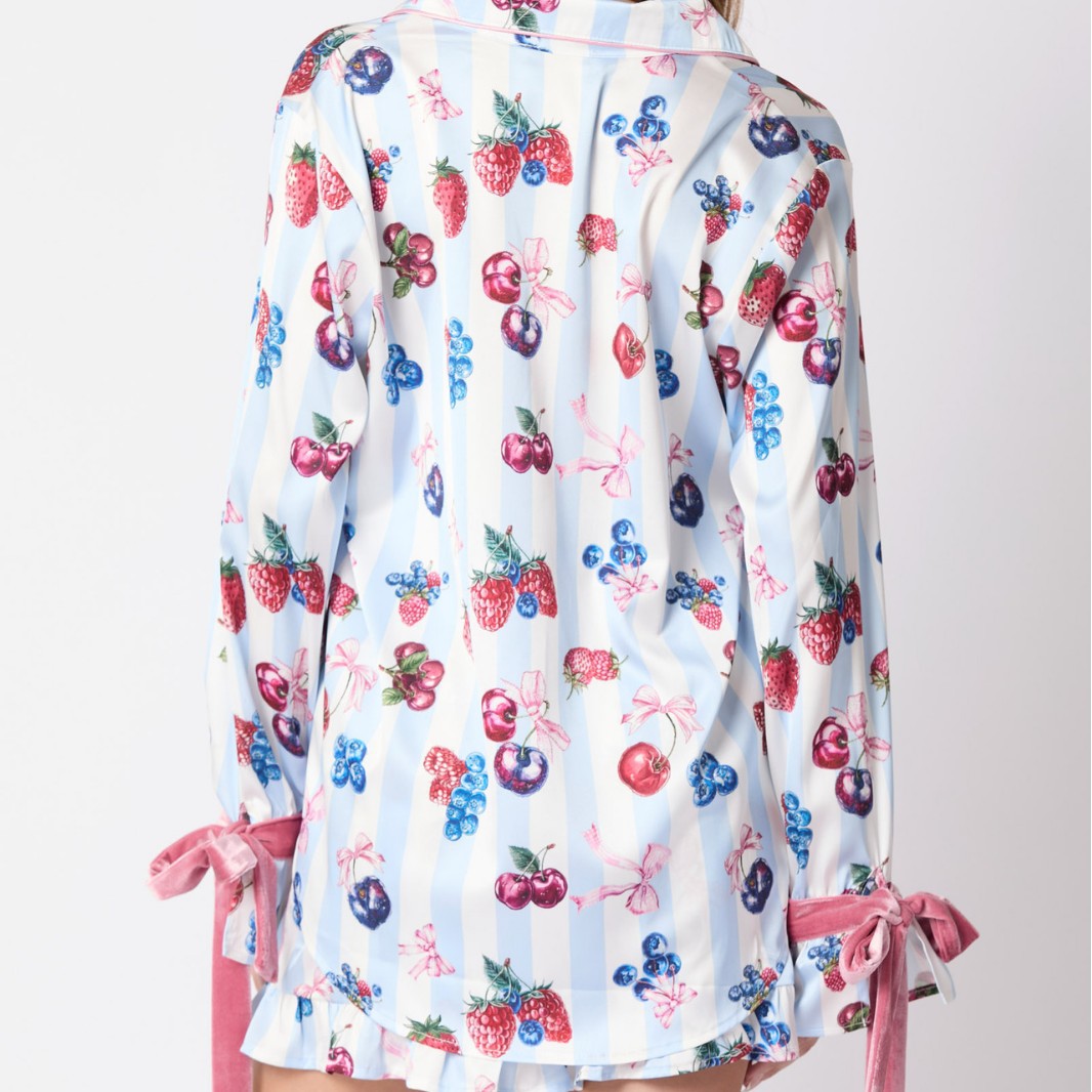 Nieuwe stijl lange mouwen shorts dames pyjama set voor de herfst van 2026, sexy en schattig met cartoonprint - Cadeau voor de feestdagen_voghion.com