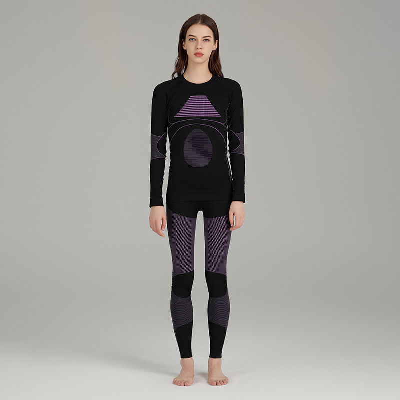 SEARIPE Xueyipai ski quick-drying compression functional underwear for men and women tight-fitting warm sweat-wicking and breathable suit