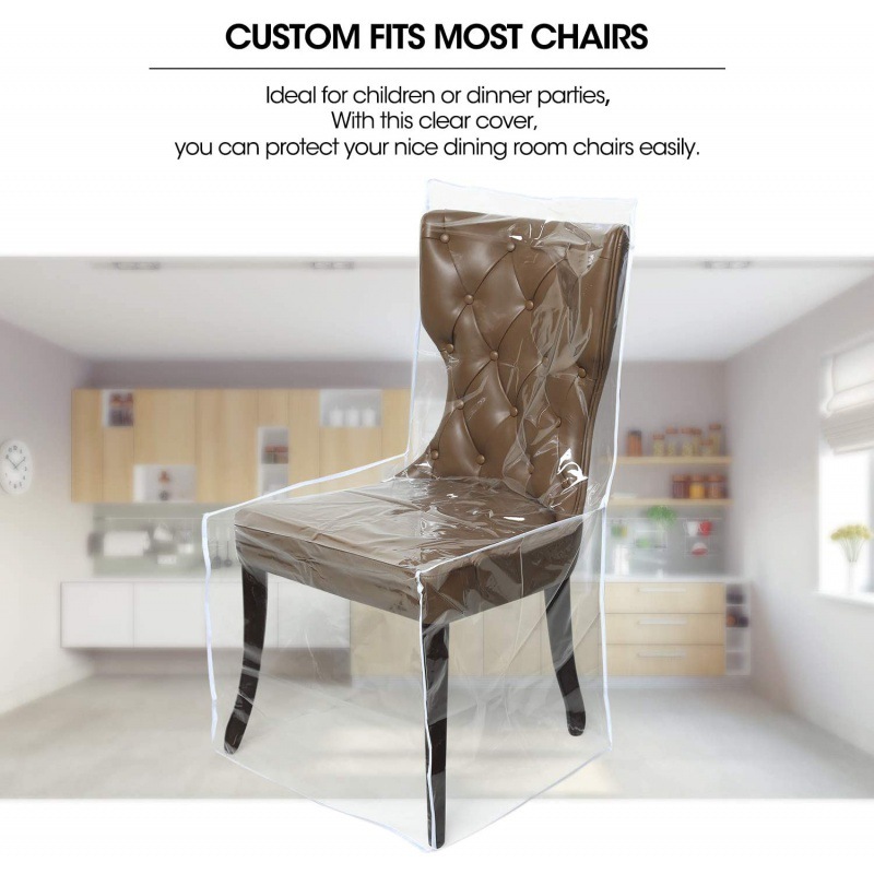 塑料餐椅罩 透明椅子罩 pvc餐椅防尘罩 透明餐椅保护罩 椅子罩
