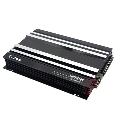 4-channel car amplifier 5800W, Car speaker/subwoofer
