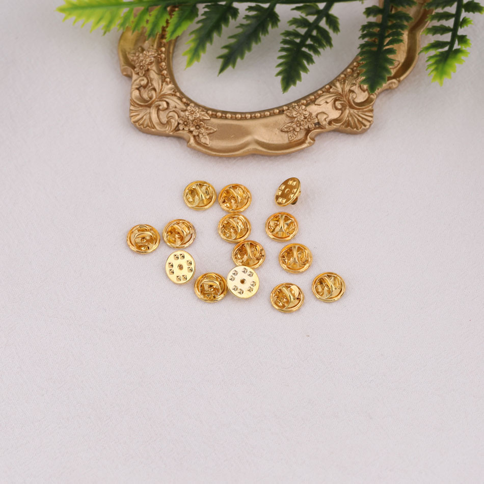 Mariposa de metal hebilla caballo espina chal hebilla tapa de la manga hebilla diy hecho a mano hecho en casa insignia broche accesorios de material de joyería