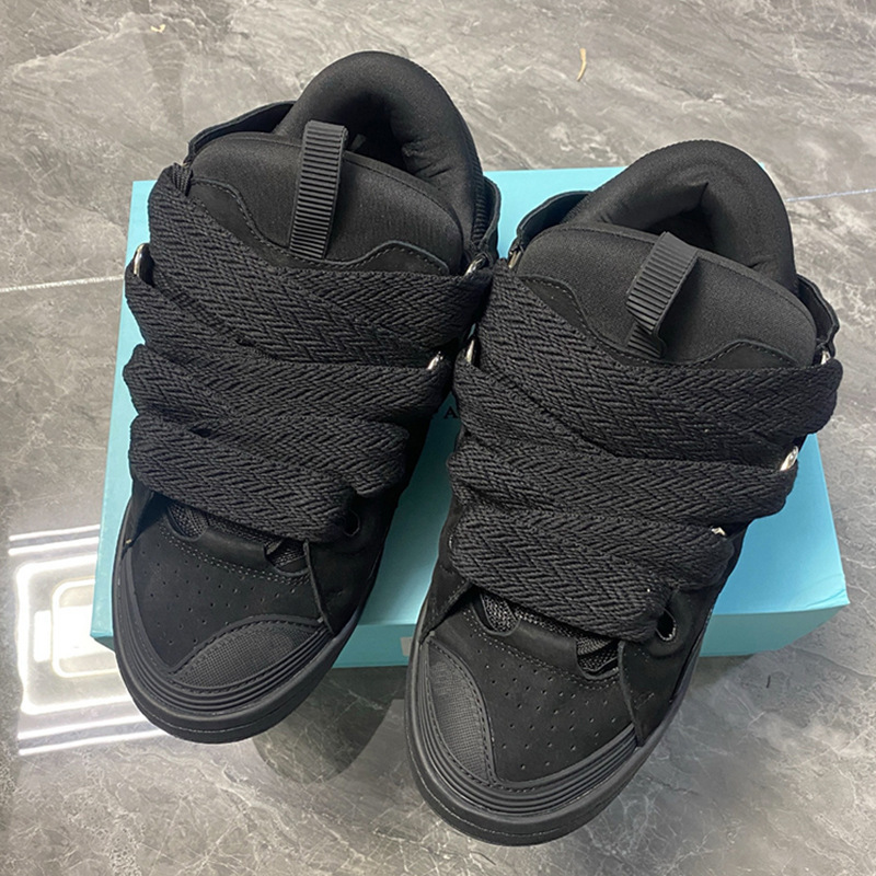 Summer Black Warrior Sneakers for Men and Women, American High Street Thick Tongue Bread Shoes, Skateboard Shoes, Couple Niche Design Shoes