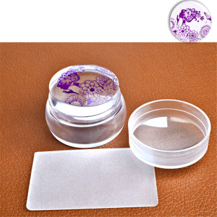 Cross-border? Tool Seal Silicone Transfer Large 3.8cm Seal Nail Template Transfer Matching Tool