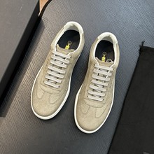 跨境ZILLI高版本真皮男士新款休闲鞋低帮鞋潮流百搭时尚男鞋