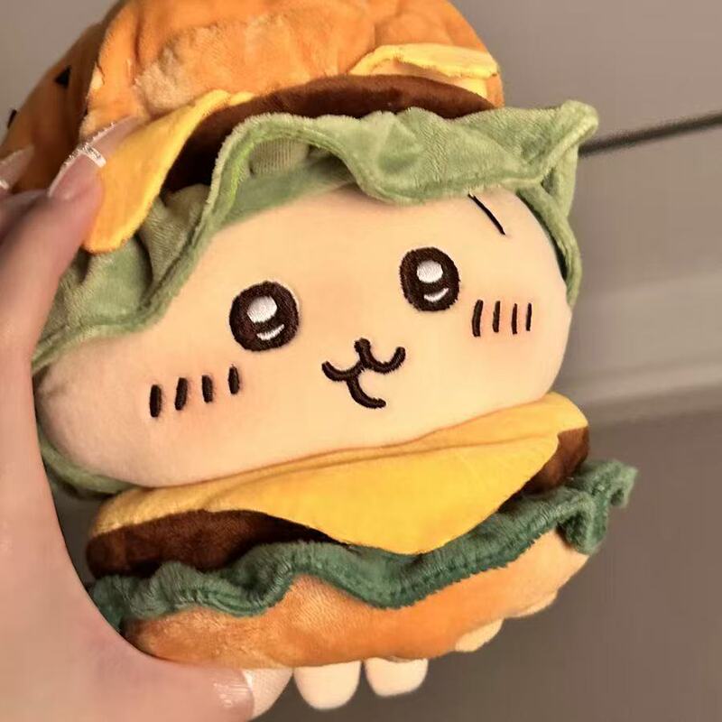クリエイティブな新しいちいかわビッグマックバーガー Usachi ぬいぐるみ日本製睡眠抱き人形|undefined