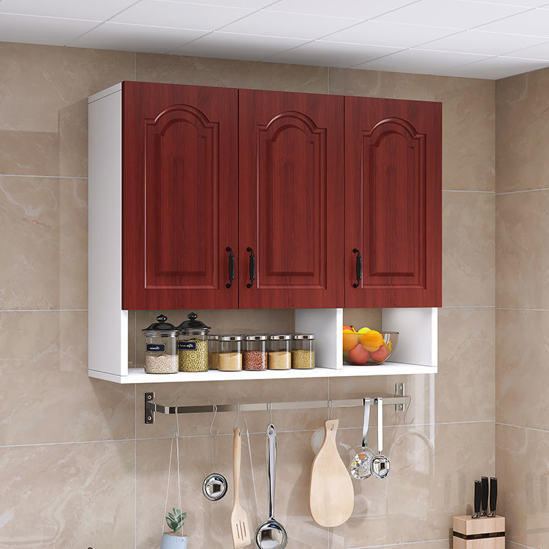 Solid Wood Kitchen Hanging Cabinet Wall Cabinet Room Hanging Cabinet Bedroom Wall Locker Living Room Floor Cabinet Bathroom Storage Cabinet