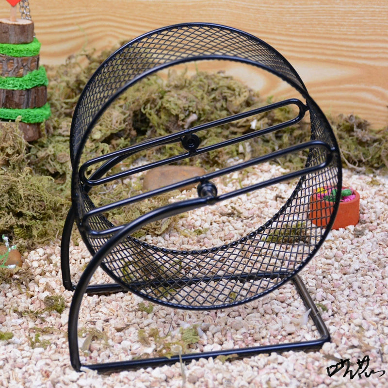 Беговое колесо хомяка с кронштейном Золотое шелковое гладкое беговое колесо 21 см с кронштейном беличий ролик для бега с мячом спортивный