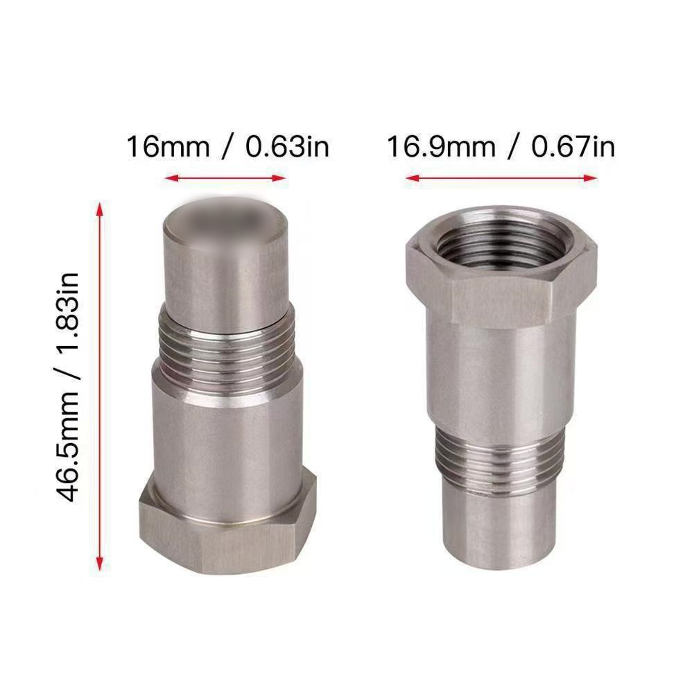 Cross-border 304 stainless steel car oxygen sensor, universal anti-wear and corrosion-resistant car accessory, small three-way catalytic converter
